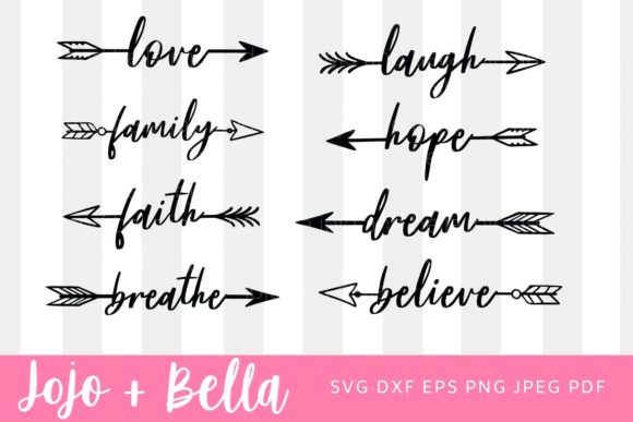 Arrow Quote Svg, Word Arrows Svg