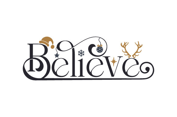 Believe Christmas Craft: A Festive Design for Digital Sellers