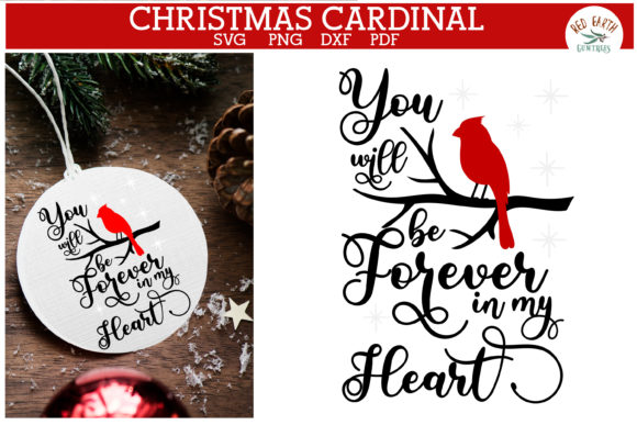 Cardinal Bird Quote SVG, Christmas Graphics