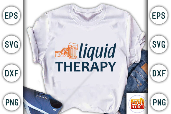 Liquid Therapy Graphics for T-Shirt Designs