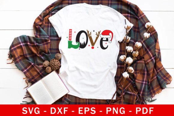 Love, Christmas SVG: Graphics for Crafts