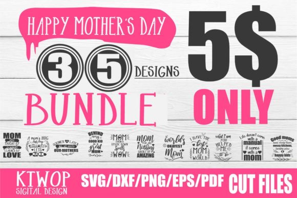 Mother's Day Craft Design Bundle