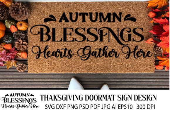 Thanksgiving Doormat Quote SVG